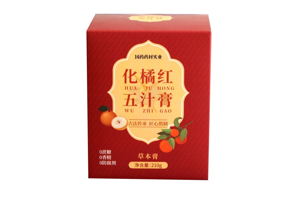 国药药材化橘红五汁膏210g/瓶